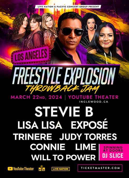 Freestyle Explosion Throwback Jam - YouTube Theater - Los Angeles ...